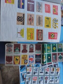 Prodám sbírku nálepek na staré zápalky