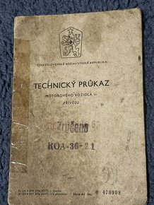 2 x Technický průkaz Škoda 110 L, VAZ 21073 kombi