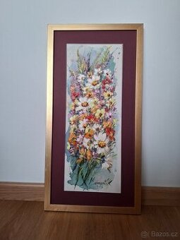 Obraz Kytice, olej na plátně