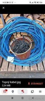 Topný kabel 100 m/2 KW