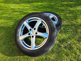 Alu kola 8,5x19 H2 z Audi Q7 vcetne zimni pneu 255/50 R19