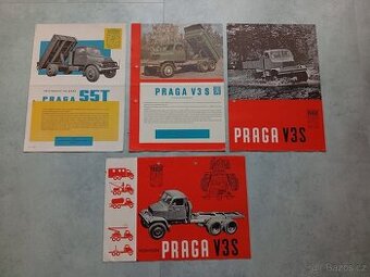 Originální prospekty Praga k zarámování - SLEVA
