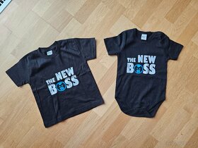 NOVÝ set triček The New Bosses 86, 92-98