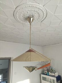 Italská mosazná závěsná lampa,lustr - 1