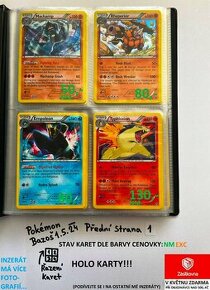 Kusové karty TCG Pokémon STARÉ 5-10LET - 1