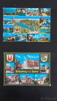 Velkoformátové pohlednice 21x15 z DDR