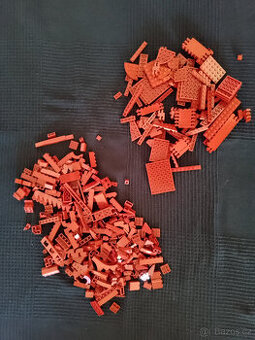 lego díly směs Dark Red - neoriginál, plně kompatibilní
