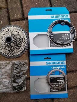 Shimano Převodníky XT, kazeta XT na MTB 2x11 + řetěz
