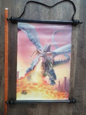 fantasy obraz Tom Wood Drak, plátno