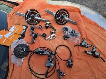 sada Shimano XTR M965 a M960, dualy 3x9