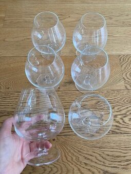 6 sklenic na cognac - 1