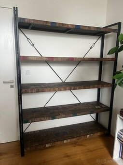 Regál knihovna xxxlutz titan 180x200