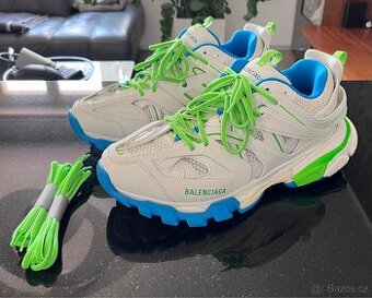 Balenciaga Track - White Blue Green - 1