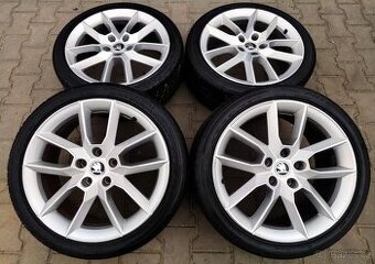 Alu kola originál Škoda Octavia II, III, RS 5x112 R18 Gemini