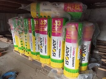 Skelná vata/izolace 100 mm, vodivost 0,033, 5,40 m2 v balíku
