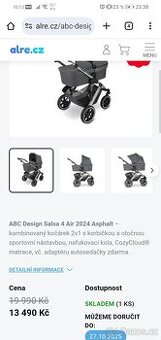 Kočárek abc design