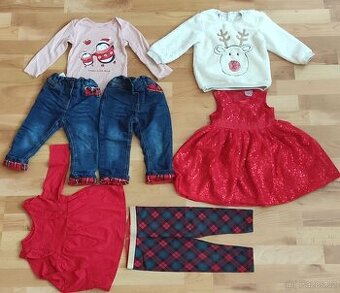 Vánoční oblečení vel. 86