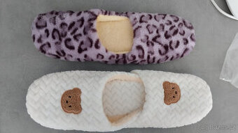 DÁMSKÉ/PÁNSKÉ TEPLÉ DOMÁCÍ PANTOFLE VEL. 44/45