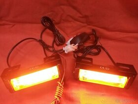 Stroboskopy zábleskové LED oranžové - maják