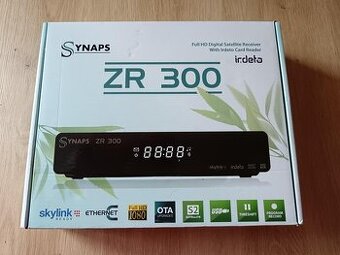 Satelitní přijímač Synaps ZR 300 + karta Irdeto (pošt.zdarm)