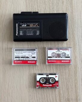 Retro diktafon Panasonic RN-104 z 80. let (funkční)