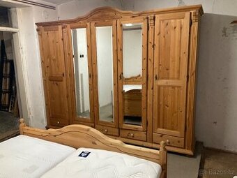 Prodám ložnici materiál voskované borovice