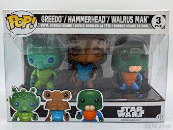 Funko Pop Star Wars Greedo/Hammerhead/Walrusman 3 Pack