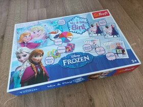 Mix deskové hry-Ledové království, Krteček, Muffiny, dominio