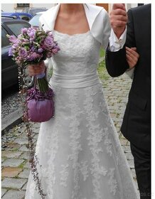 Svatební šaty zn. JASMINE - SLEVA