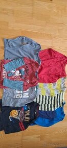 Trička dlouhý rukáv 104,110 H&M, Pepco