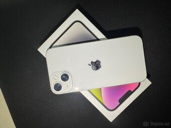Apple iPhone 14 – 128GB, bílý | super stav | 78 % baterie