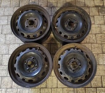 5Jx13 ET43 4x100 Opel 4ks plechový ráfek