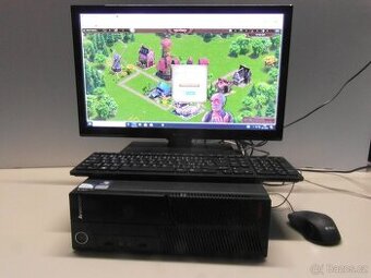 PC LENOVO + LED monitor + myš + klávesnice