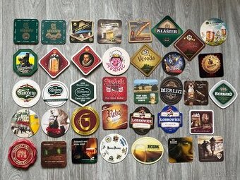 Pivní podtácky sbírka 100+ks české i zahraniční, Top stav