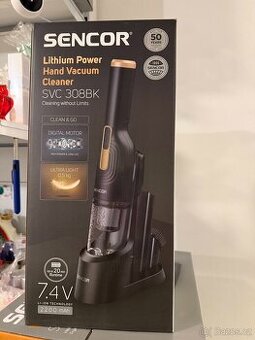 ruční vysavač nový SENCOR SVC 308BK