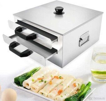 Nerezové parní zařízení k výrobě rýžových nudlí, rolek