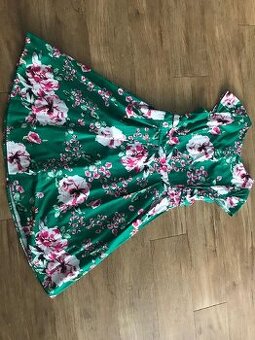 Dámské zelené šaty Orsay