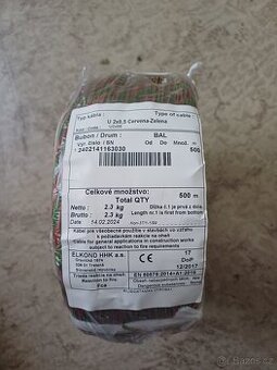 Měděný 2x0,5 drát