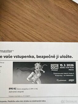COMIC CON PRAGUE 15.3.2026
