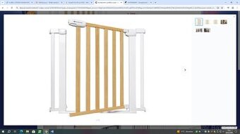 Bezpečnostní zábrana Kinderkraft Lock&Go wood