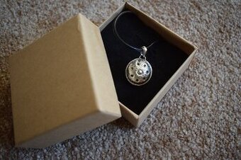 Náhrdelník, přívěsek handpan, tibet, nepál, indie