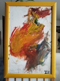 obraz BABÍ LÉTO, olej, sign Ant. Kroča 1997