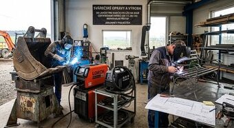 Svářečské opravy: Od lavičky pro babičku po lžíci na bagr