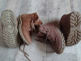 Kožené zimní boty vel.26 a vel. 28