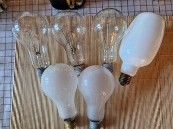 Velké žárovky 19cm  E27 150/200W
