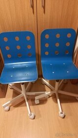 2x dětská židle Ikea k pracovnímu stolu