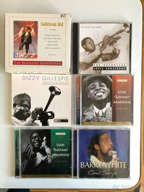 jazz CD ruzne – Louis Armstrong, Dizzy Gillespie, Barry Whit