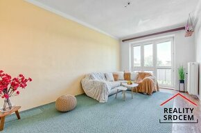 Prodej bytu v os. vl. 2+1+komora + balkon/69m2 na ul. Jurkov