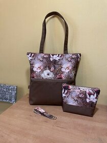 Set tašek s Květy - Handmade