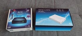 O2 tv set top box wifi router